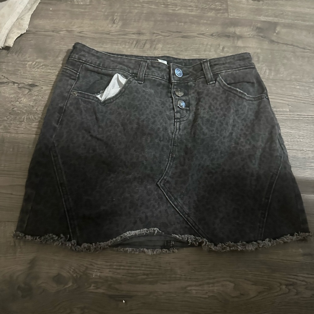 Justice Black A-Line Mini Skirt for Night Out